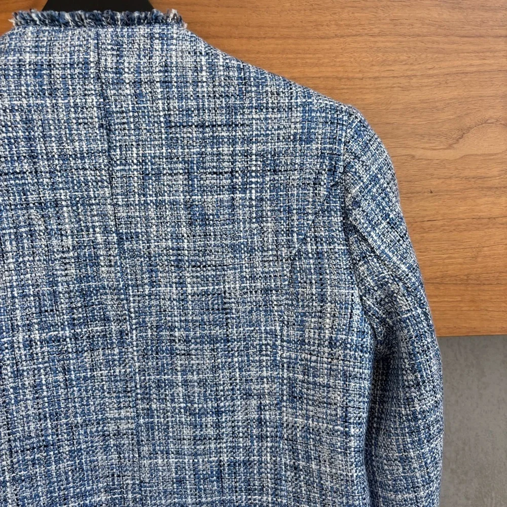 Maeve by Anthropologie Jacket Blazer Tweed Double Breasted, Size 00 - Picture 16 of 16